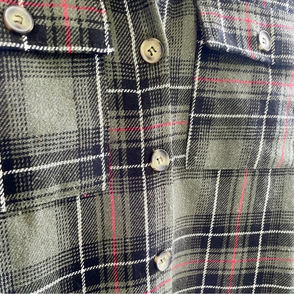 In The Style exclusive oversized check shirt in green multi - Picture 6 of 8